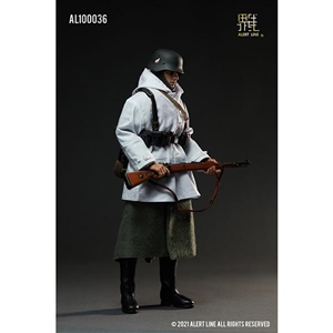 Boxed Figure: Alert Line WWII German Army Soldier (AL-100036)