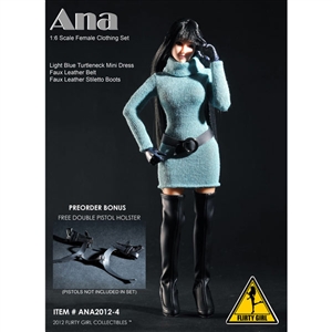 ANA - 1/6 Scale Female White Clothing Set Flirty Girl Collectibles