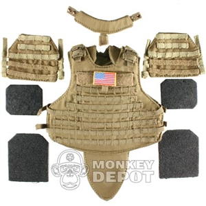 Vest Playhouse Spartan Armor Side Panels, Plates